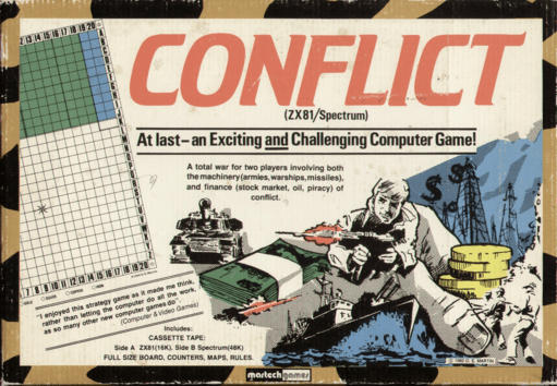 Conflict box art for ZX Spectrum